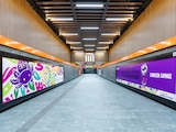 Así luce la renovada estación Auditorio de Línea 7 del Metro de CDMX.