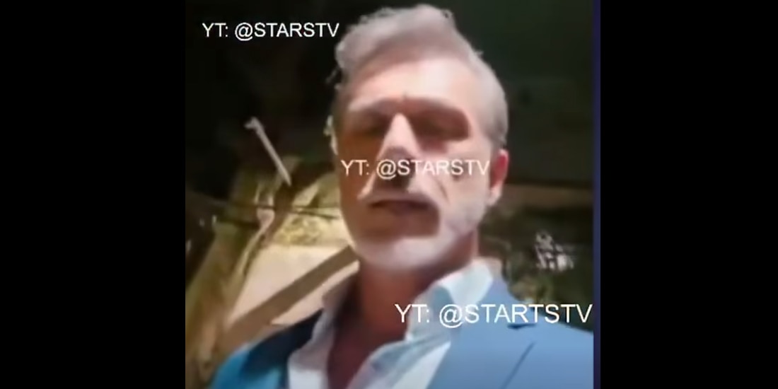 Sergio Mayer realizaba una transmisión en vivo por redes cuando una persona lo increpó