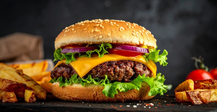 Imagen ilustrativa de una hamburguesa