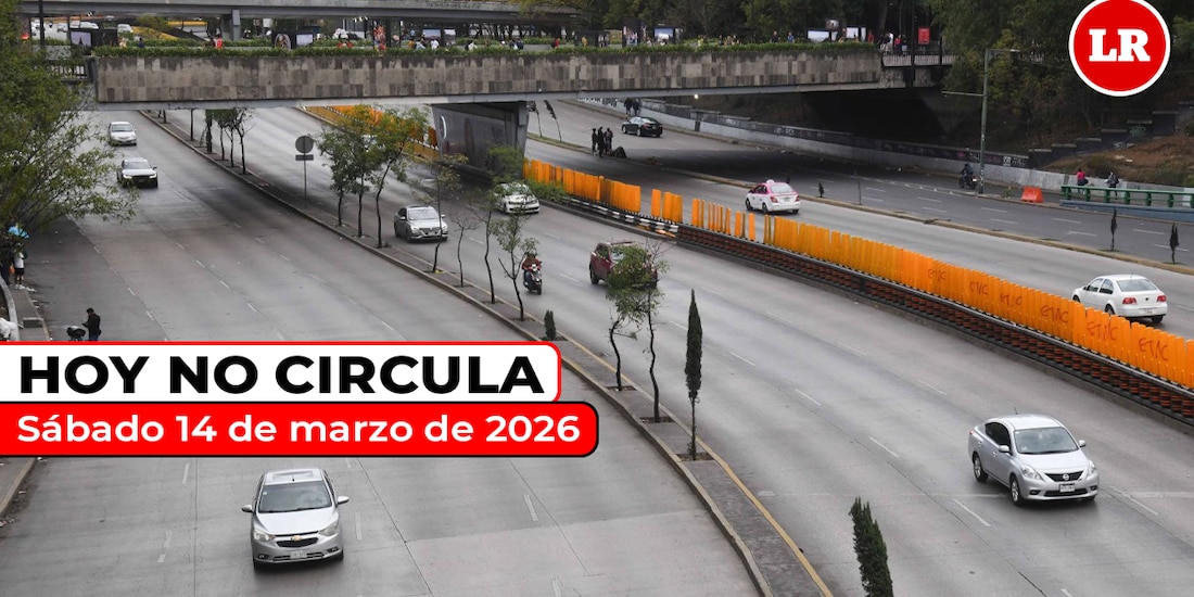 Revisa en La Razón cómo aplica el Hoy No Circula este sábado 14 de marzo de 2026.