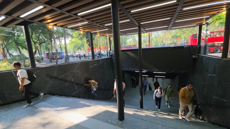 La estación Auditorio de la Línea 7 ya está abierta, para favorecer la movilidad de usuarios en la zona centro.