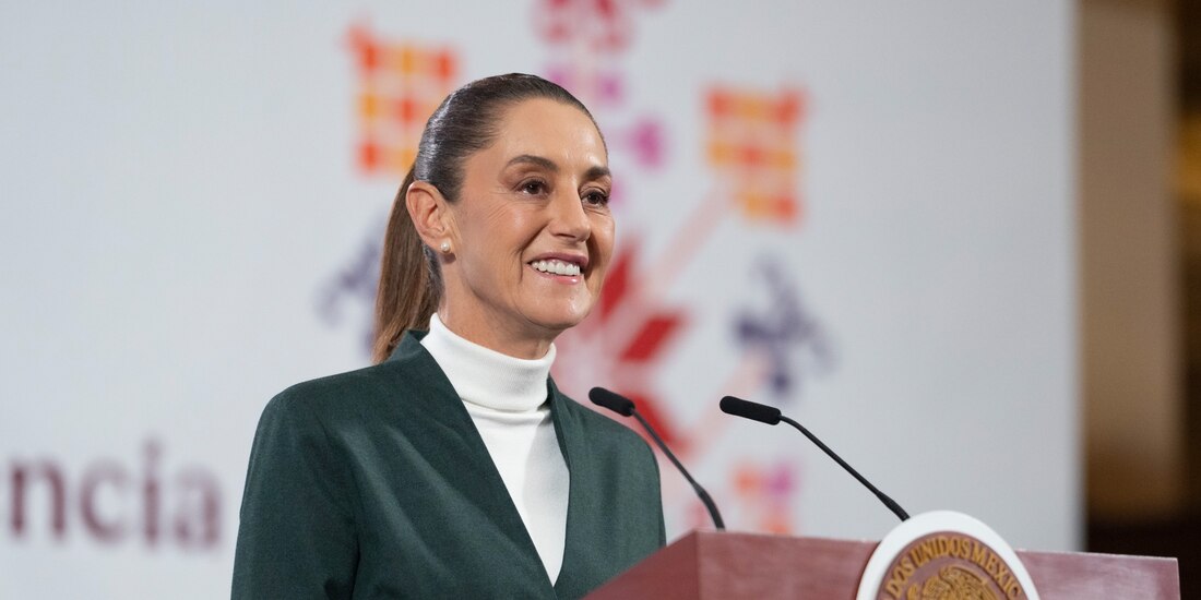 Claudia Sheinbaum, presidenta de México.