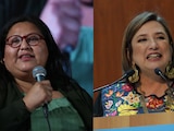 Citlali Hernández (izq.) criticó a Xóchitl Gálvez (der.).