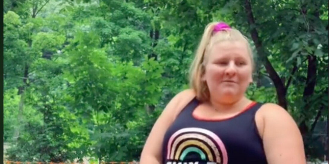 Captura de la cuenta de TikTok de Kayla