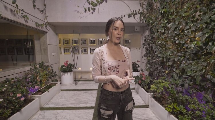 Jardín de la casa de Belinda