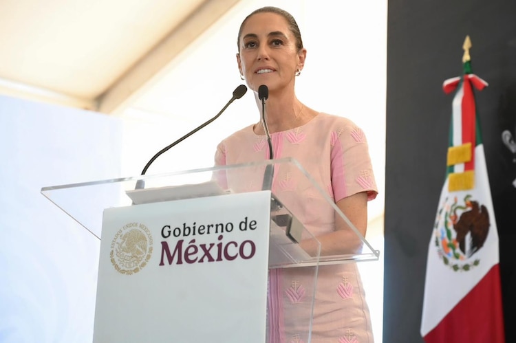 Presidenta Claudia Sheinbaum, en Culiacán, Sinaloa.
