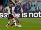 Una acción del Alemania vs Japón, Fase de Grupos del Mundial Qatar 2022