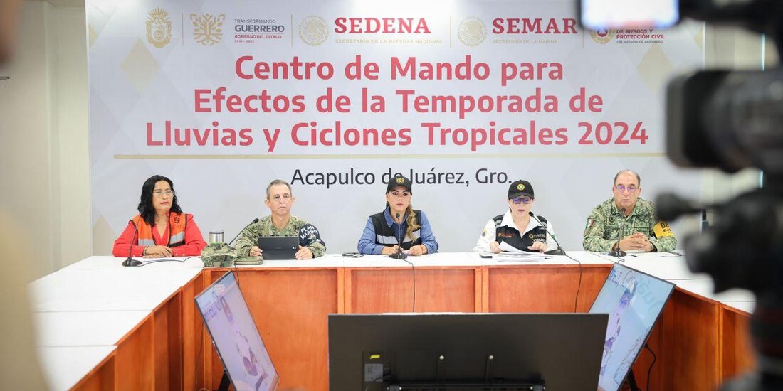 Gobernadora Evelyn Salgado informó sobre las acciones en apoyo a la población afectada por lluvias de "John".