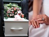 Decidió convertirse en su esposa, sin importarle que fuera en el funeral de él