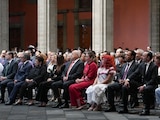 La gobernadora constitucional del estado, Tere Jiménez, asistió a la presentación del balance del Gobierno Federal en la Ciudad de México.
