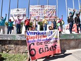 Apenas el 26 de enero estudiantes de la Normal Rural de Ayotzinapa, conmemoraron los 76 meses de la desaparición forzada de los 43