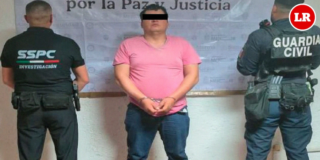 Rafael "N", alias "Aurora", detenido en Uruapan, Michoacán.