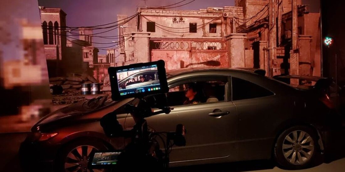 Un Running Shots con vehículos.