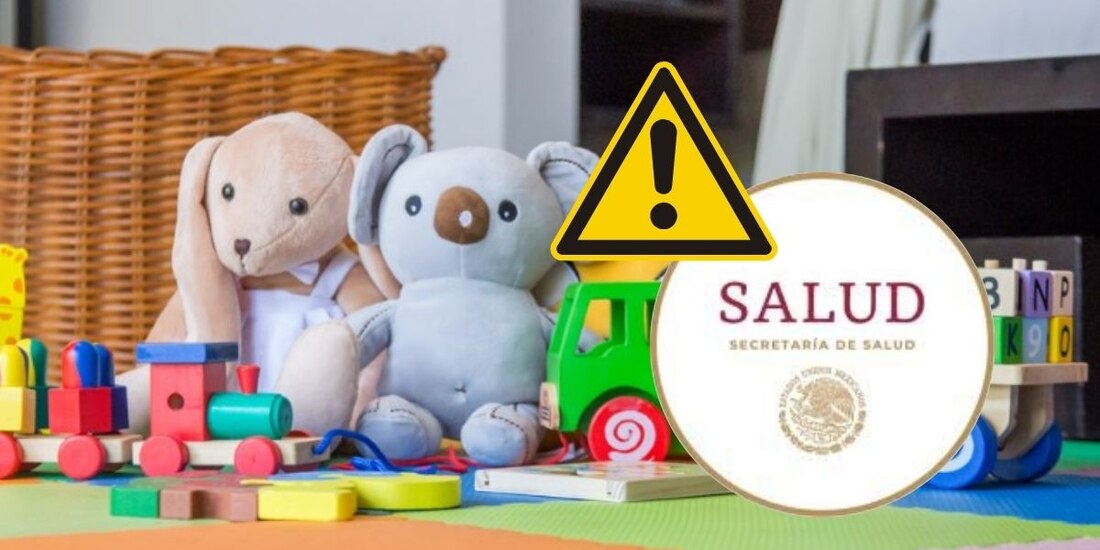 Secretaría de Salud emite advertencia por algunos juguetes.