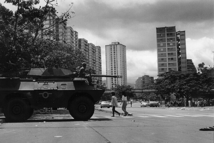 El "Caracazo" fue un violento episodio en la historia contemporánea de Venezuela.