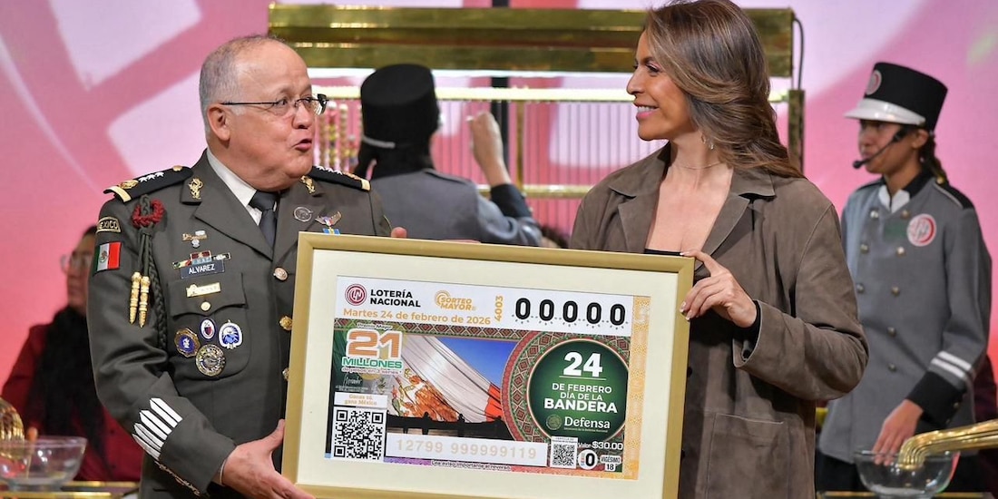 Lotería Nacional dedicó el Sorteo Mayor 4003 al Día de la Bandera.