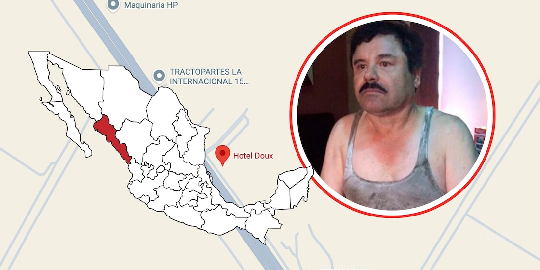 Motel donde agarraron a El Chapo