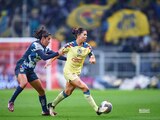 La final de ida de la Liga MX Femenil entre América y Monterrey se realizó en el Estadio Azteca.