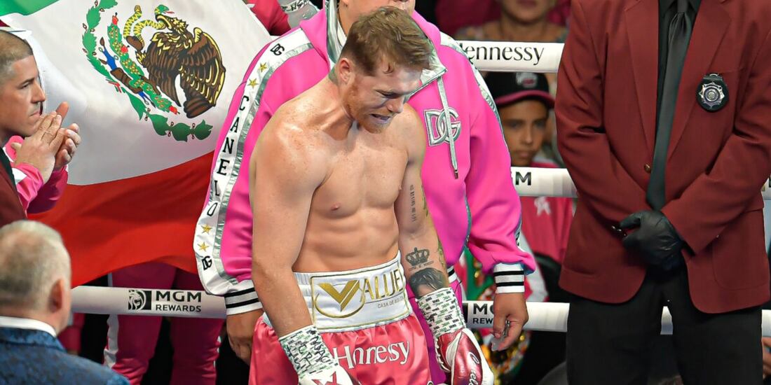 Saúl 'Canelo' Álvarez después de su derrota contra Dmitry Bivol en mayo del 2022.