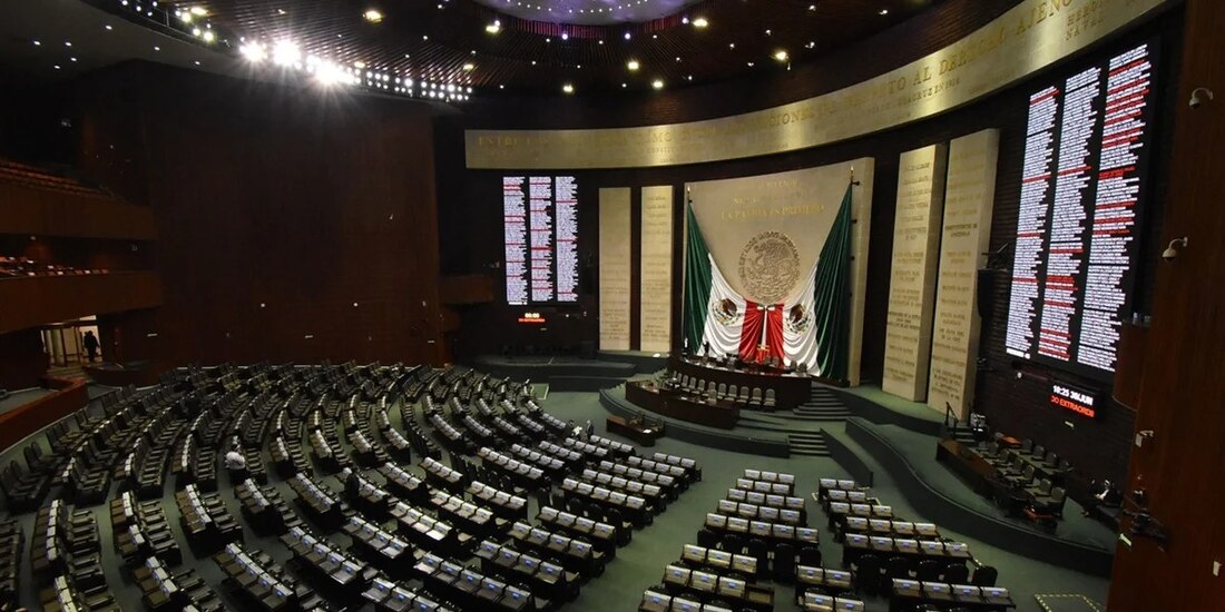 Recinto de la Cámara de Diputados.