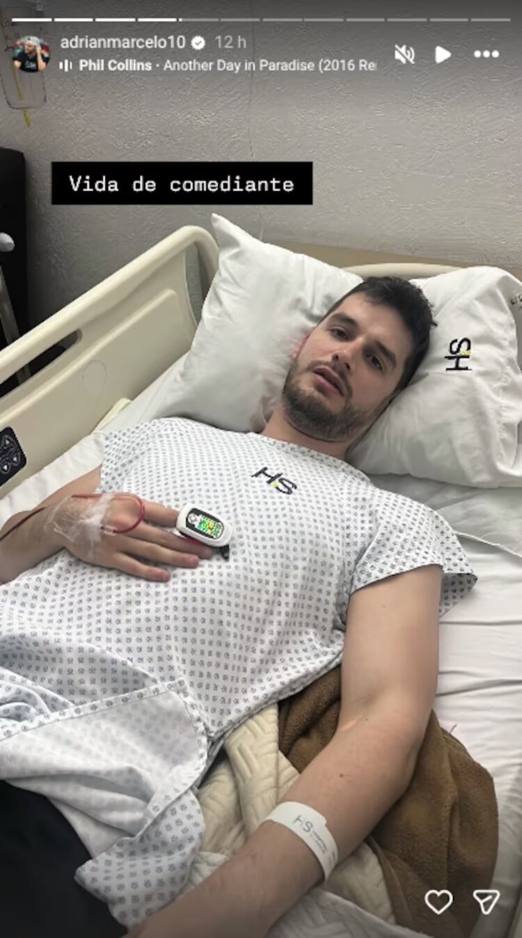 ¿Qué le pasó a Adrián Marcelo y por qué lo hospitalizaron?