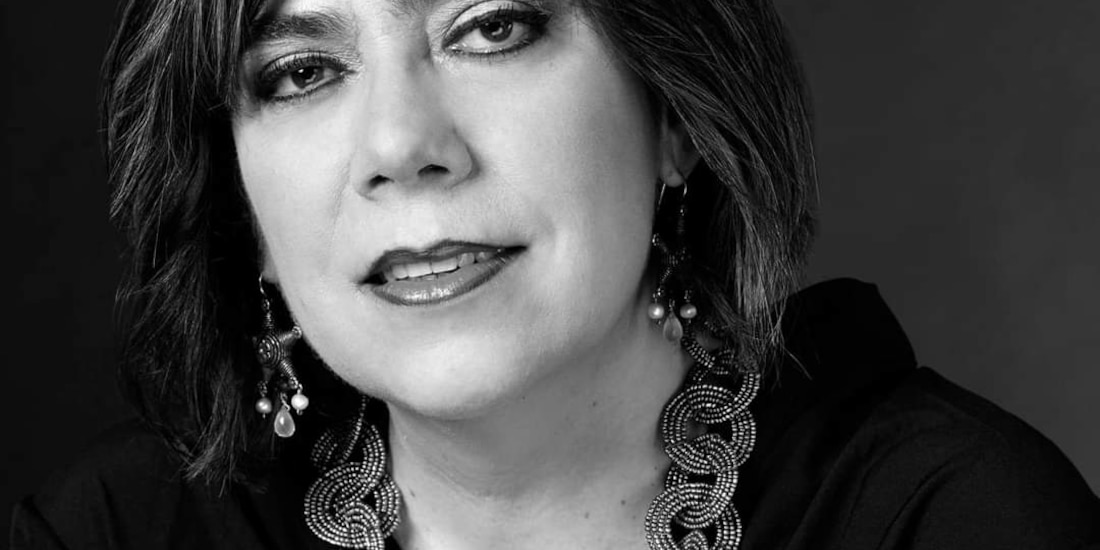 La escritora María de Alva.