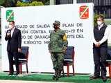 Ejército Mexicano y Gobierno de Oaxaca dan banderazo de salida a brigadas del Plan de Vacunación contra el COVID-19 en zonas rurales