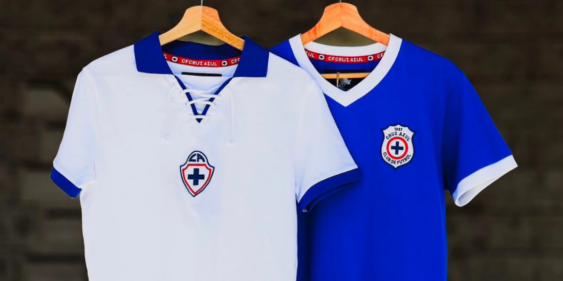 Cruz Azul lanza colección retro por su centenario.