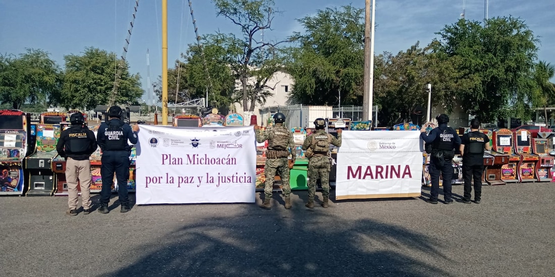 Acción de seguridad en Michoacán.