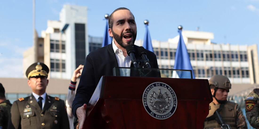 Nayib Bukele, presidente de El Salvador.