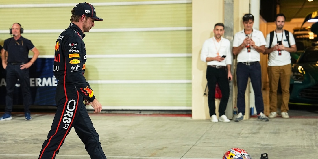 Max Verstappen en la última carrera de la F1