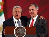 El presidente Andrés Manuel López Obrador y el subsecretario de Salud, Hugo López-Gatell.