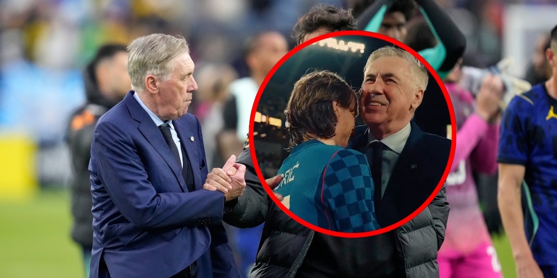 Carlo Ancelotti se reencuentra con Luka Modric en un amistoso entre Brasil y Croacia