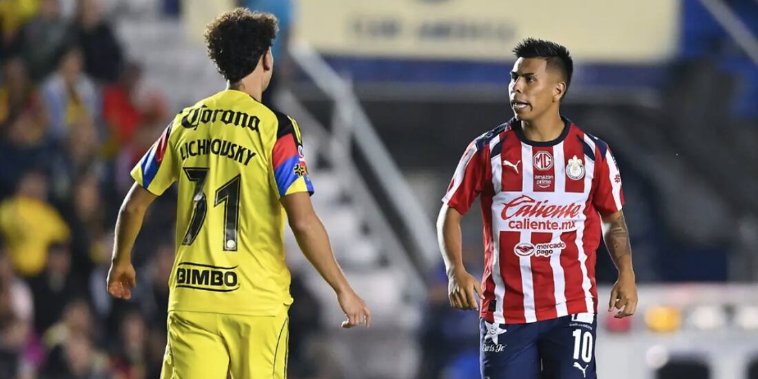 Chivas se impuso 2-1 al América en su enfrentamiento más reciente, en la Jornada 8 del Apertura 2025.
