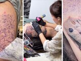 La tatuadora china Victoria Lee presume increíble tatuaje de Cristiano Ronaldo