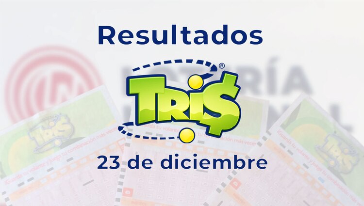 Resultados del Tris de hoy 23 de diciembre del 2024.