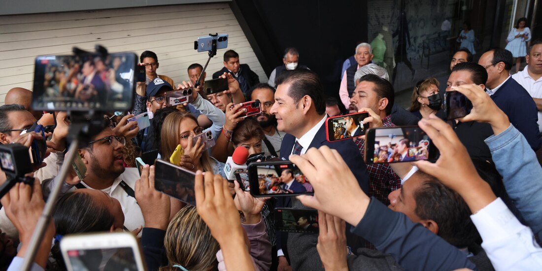 Alejandro Armenta, busca ser el próximo gobernador de Puebla.