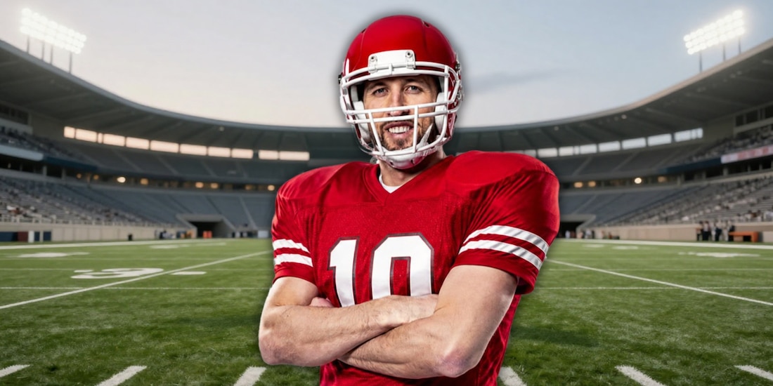 Harry Kane, listo para jugar futbol americano en la NFL.