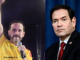 Abelardo De La Espriella, presidente electo de Colombia y Marco Rubio, secretario de Estado de EU