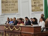 Este martes Martí Batres estuvo en el Congreso de la CDMX.