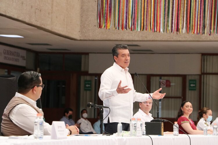 El gobernador de Chiapas, Rutilio Escandón Cadenas.