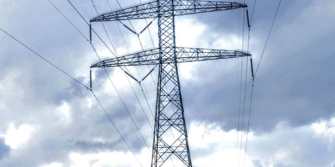 Torre de transmisión, Campo eólico. Sureste, Oaxaca. CFE