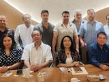 Esthela Damián Peralta durante el encuentro con líderes del sector hotelero en Acapulco.