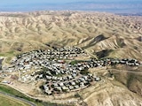 Vista general del asentamiento judío de Maale Michmash en Cisjordania, en una foto de archivo.