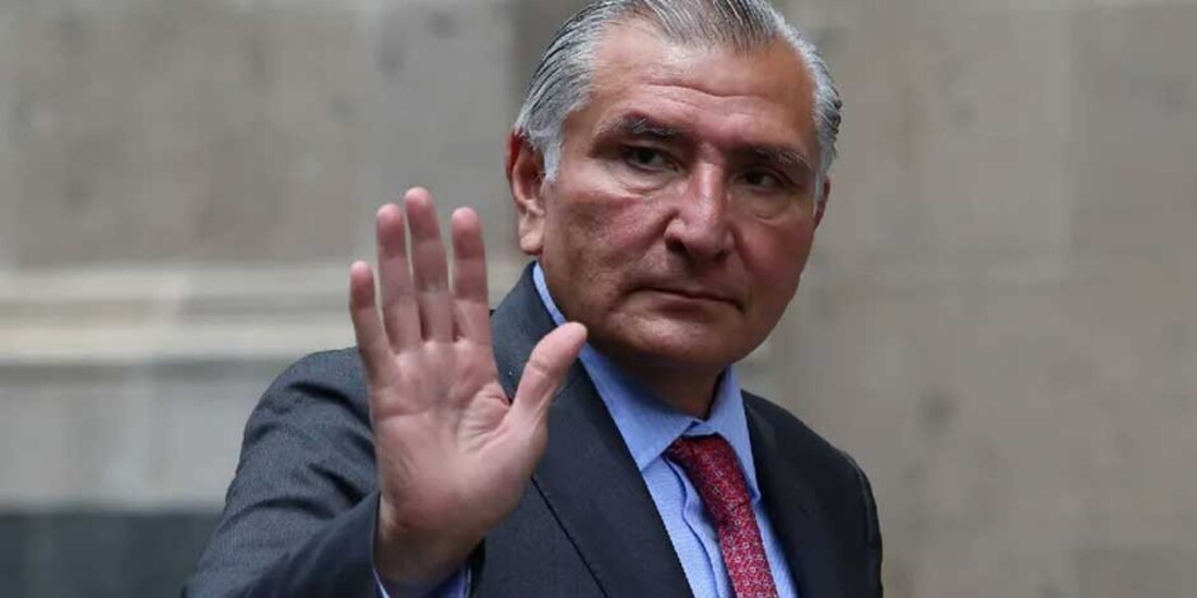 En la imagen, el secretario de Gobernación, Adán Augusto López Hernández