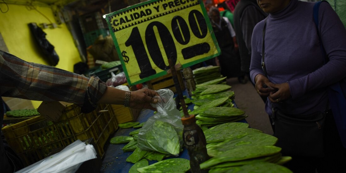 Precios de productos alimenticios.