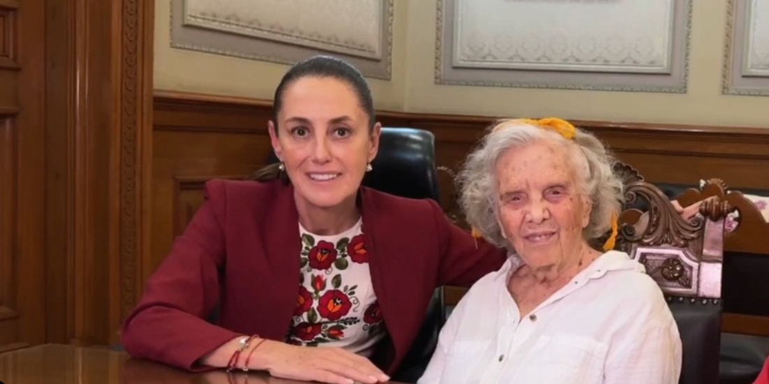 Sheinbaum impulsa preservación del acervo de Elena Poniatowska