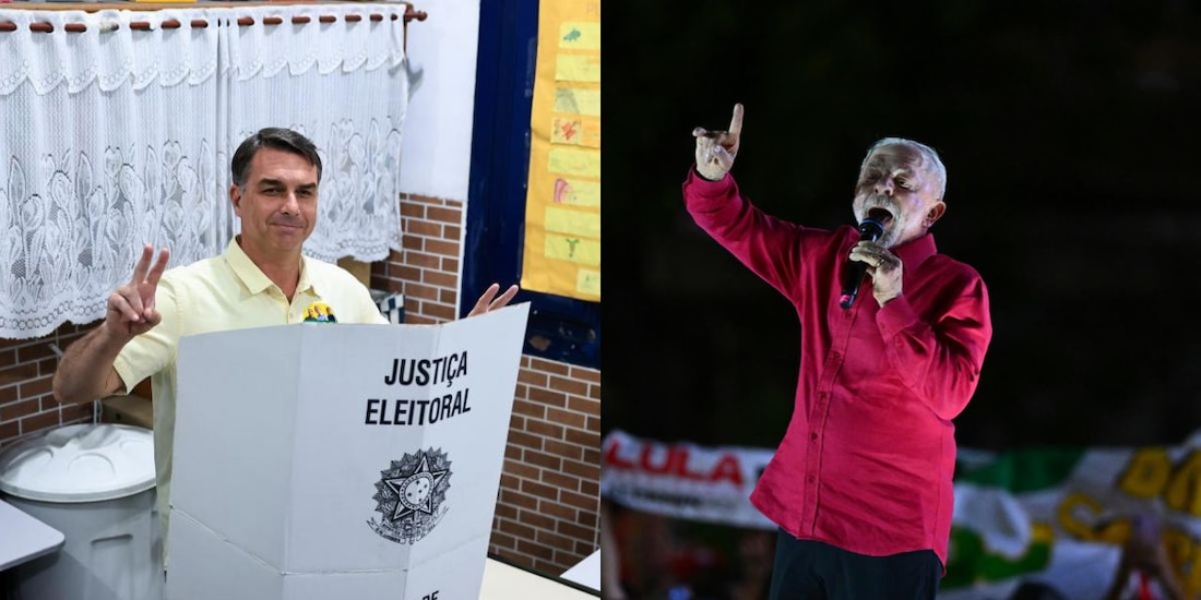 Flávio Bolsonaro aventaja a Lula en Brasil