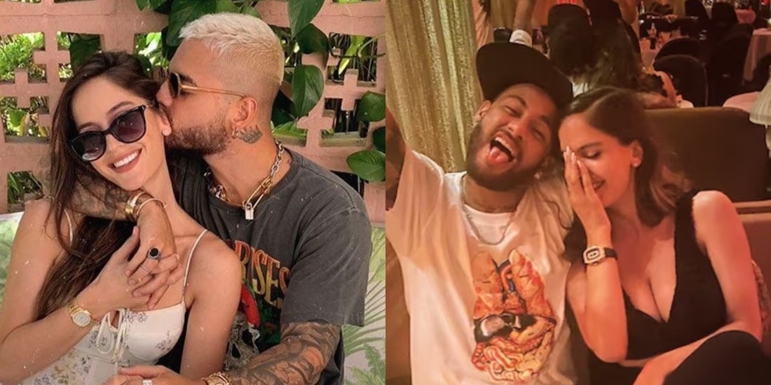 ¿Cuál es la historia entre Natalia Barulich, la ex pareja de Neymar, con Maluma?