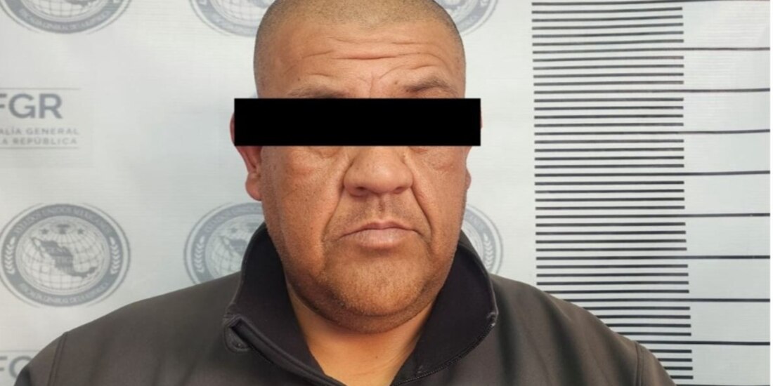 El detenido por las fuerzas de seguridad federales.